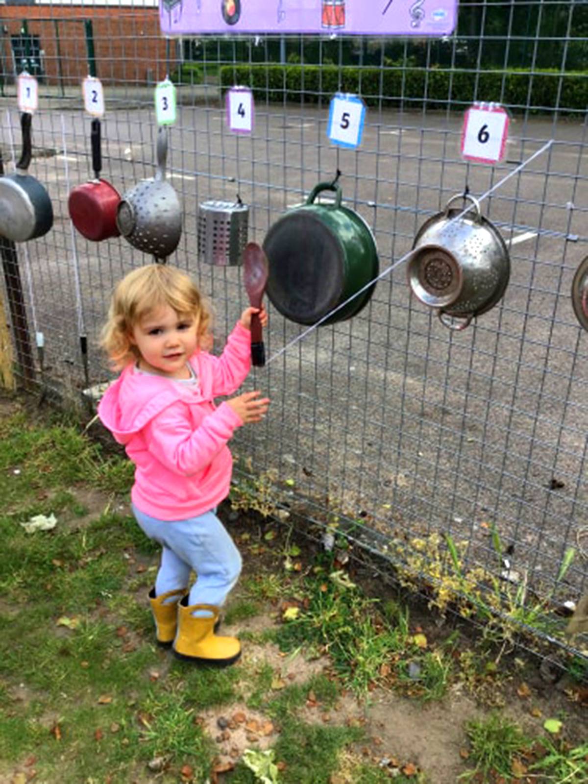 Outdoor activities at the nursery